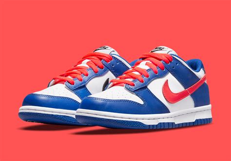 nike dunks red white blue|Nike dunk original price.